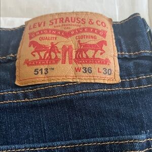 Levi's Classic Indigo Slim Straight Jeans